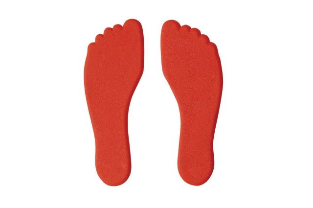 Nėra pavadinimo marking Foot red 1 pair