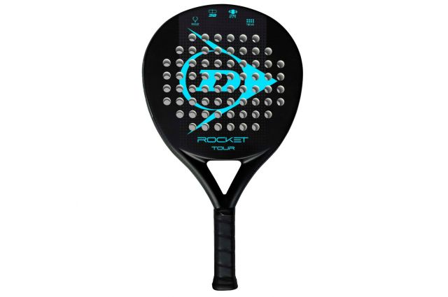 Padel bat Dunlop ROCKET TOUR BLUE 365g Padel bat Dunlop ROCKET TOUR BLUE 365g