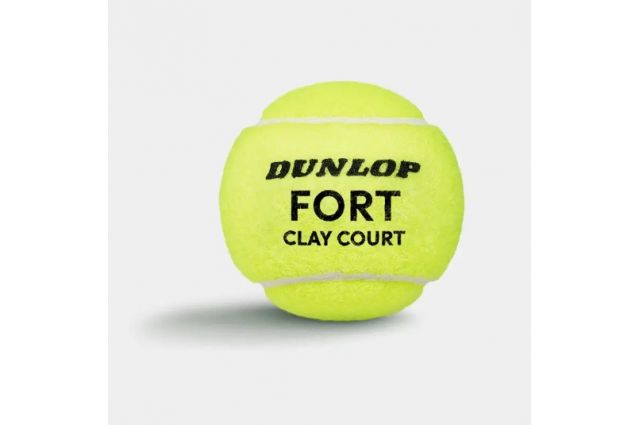 Lauko teniso kamuoliukai DUNLOP FORT CLAY COURT 4vnt Lauko teniso kamuoliukai DUNLOP FORT CLAY COURT 4vnt