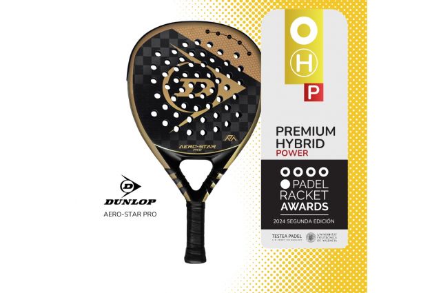 Padel bat Dunlop AEROSTAR PRO 16K Carbon 370g, Ramiro Moyano Padel bat Dunlop AEROSTAR PRO 16K Carbon 370g, Ramiro Moyano