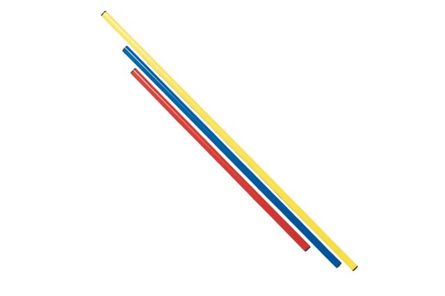 Plastic gimnastic stick TREMBLAY 100cm D25 red Raudona Plastic gimnastic stick TREMBLAY 100cm D25 red