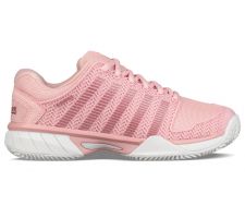 Tennis shoes for kids K-SWISS HYPERCOURT EXPRESS HB pink/white EU38