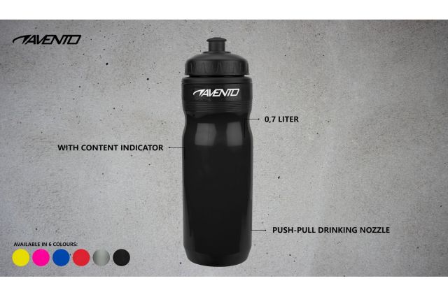 Sports Bottle AVENTO 700ml 21WC black Sports Bottle AVENTO 700ml 21WC black