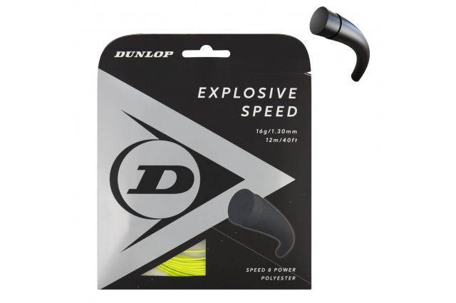 Stygos teniso raketei DUNLOP EXPLOSIVE SPEED 17g/1,25mm 12m Stygos teniso raketei DUNLOP EXPLOSIVE SPEED 17g/1,25mm 12m