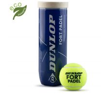 Padel tennis ball Dunlop FORT PADEL 3-pet FIP approved