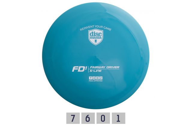 Discgolf DISCMANIA Fairway Driver S-LINE FD1 Blue 7/4/0/2 Discgolf DISCMANIA Fairway Driver S-LINE FD1 Blue 7/4/0/2