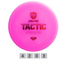 Discgolf DISCMANIA Midrange driver HARD EXO TACTIC Evolution Pink 4/2/0/3