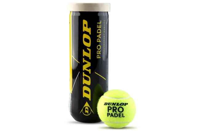 Padel tennis ball Dunlop PRO PADEL 3-pet FIP approved Padel tennis ball Dunlop PRO PADEL 3-pet FIP approved