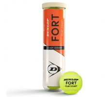 Lauko teniso kamuoliukai DUNLOP FORT CLAY COURT 4vnt