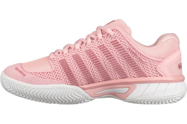 Teniso batai vaik. K-SWISS HYPERCOURT EXPRESS HB pink/white EU38 Teniso batai vaik. K-SWISS HYPERCOURT EXPRESS HB pink/white EU38