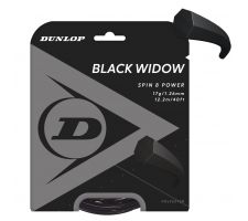 Stygos teniso raketei DUNLOP BLACK WIDOW 17g/1.26mm 12m