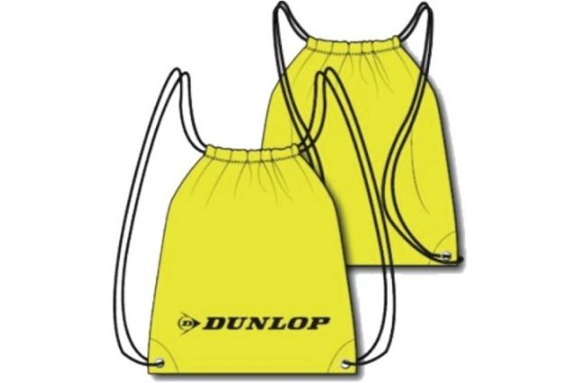 Drawstring bag DUNLOP yellow Drawstring bag DUNLOP yellow