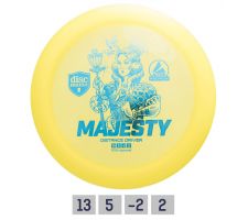 Discgolf DISCMANIA Distance driver MAJESTY Active premium Yellow 13/5/-2/2