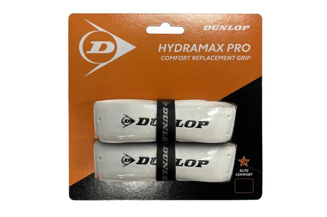 Squash racket replacement grip DUNLOP HYDRAMAX PRO 2pcs. white Balta Squash racket replacement grip DUNLOP HYDRAMAX PRO 2pcs. white