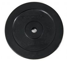 Toorx Rubber coated weight plate 1 kg, D25mm