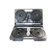 Cast iron weight dumbbells set with case TOORX 1.5-20 kg