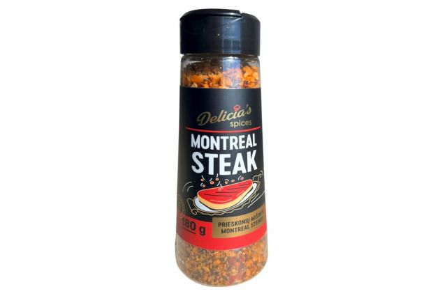 Spice mix DELICIA'S Montreal steak 180g Spice mix DELICIA'S Montreal steak 180g