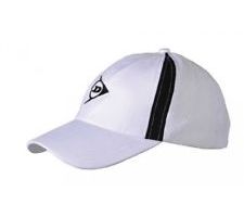 Twill cap Dunlop polyester/ microfiber white/black