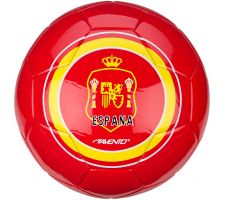 Street football ball AVENTO 16XO Glossy World Soccer D23cm Red/Yellow