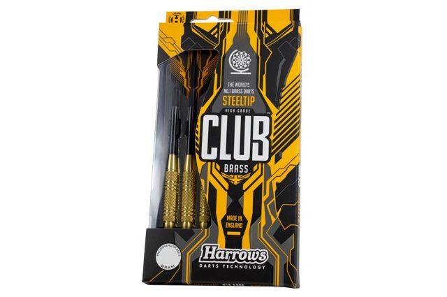 Steeltip darts HARROWS CLUB BRASS 3x22gK Steeltip darts HARROWS CLUB BRASS 3x22gK