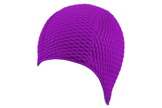 Swim cap suaugusiam BECO BUBBLE 7300 77 rubber lilac for adult Violetinė Swim cap suaugusiam BECO BUBBLE 7300 77 rubber lilac for adult