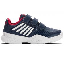 Teniso batai vaik. K-SWISS COURT EXPRESS STRAP OMNI blue/white