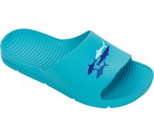 Slippers for kids AQUAFUN, 52 32/33 turqoise