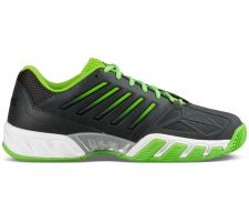 Tennis shoes for kids K-SWISS BIGSHOT LIGHT 3 OUTDOOR black/green EU38