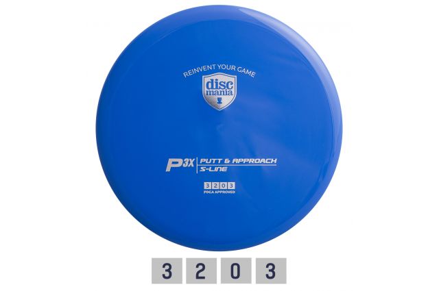 Diskgolfo diskas DISCMANIA S-LINE P3X Diskgolfo diskas DISCMANIA S-LINE P3X