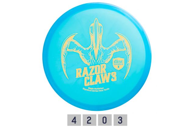 Discgolf DISCMANIA Midrange driver RAZOR CLAW 3 META TACTIC Blue 4/2/0/3 Discgolf DISCMANIA Midrange driver RAZOR CLAW 3 META TACTIC Blue 4/2/0/3