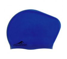 Swimming cap silicone AQUAFEEL 30404 43 blue/navy long hair