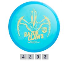 Discgolf DISCMANIA Midrange driver RAZOR CLAW 3 META TACTIC Blue 4/2/0/3