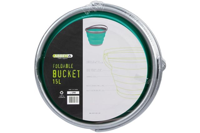 Bucket Foldable Abbey Camp 21WL GRA 15l green Bucket Foldable Abbey Camp 21WL GRA 15l green