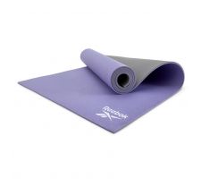 Yoga mat REEBOK RAYG-11060PLGR double sided purple/grey