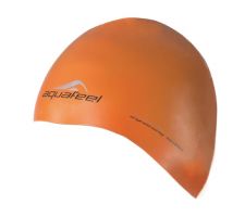 Swimming cap silicone AQUAFEEL BULLITT 3046 orange for adult