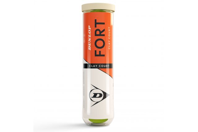 Tennis balls DUNLOP FORT CLAY COURT Premium 4-tube ITF Tennis balls DUNLOP FORT CLAY COURT Premium 4-tube ITF