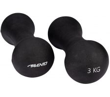 Dumbbells steel/PU AVENTO 42DC 2x3kg