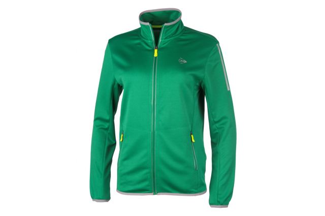 Knitted jacket for girls DUNLOP Club 164cm green