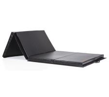 Fitness mat GYMSTICK 61206-BL 200x100x5cm foldable, Black