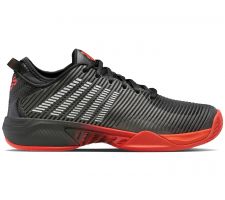 Tennis shoes for men K-SWISS HYPERCOURT SUPREME 061 black/red, UK12 EU47