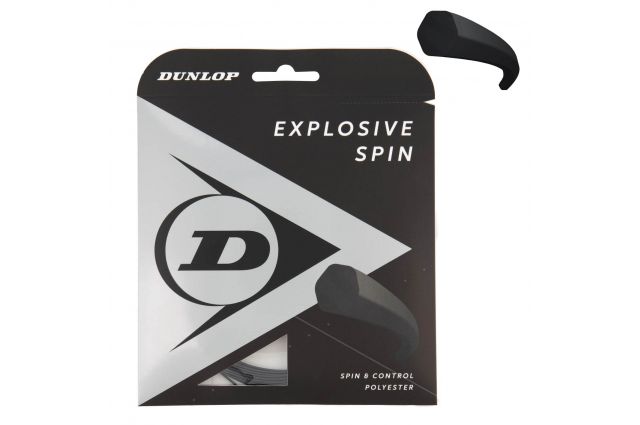 Strings for tennis racket DUNLOP EXPLOSIVE SPIN 16g/1.30mm 12m