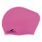 Swimming cap silicone AQUAFEEL 30404 43 pink long hair Rožinė Swimming cap silicone AQUAFEEL 30404 43 pink long hair