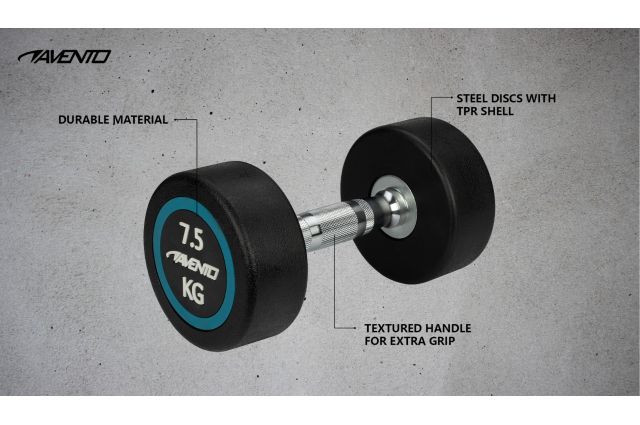 Hantelis AVENTO 42DO 7,5kg Hantelis AVENTO 42DO 7,5kg