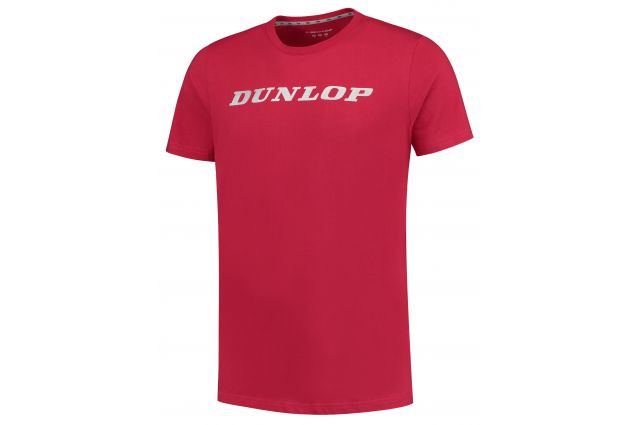 Marškinėliai unisex DUNLOP Raudona ESSENTIAL L dydis