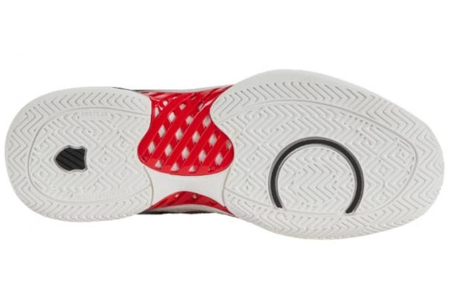 Teniso batai vyr. K-SWISS HYPERCOURT EXPRESS 2 white/red Balta/raudona/juoda EU42