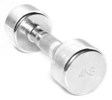 Chromed dumbbell TOORX MC-4 4kg