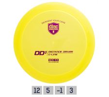 Discgolf DISCMANIA Distance Driver C-LINE DD3 Yellow 12/5/-1/3