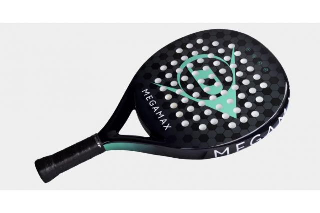 Padel bat Dunlop MEGAMAX BLACK 365g Padel bat Dunlop MEGAMAX BLACK 365g