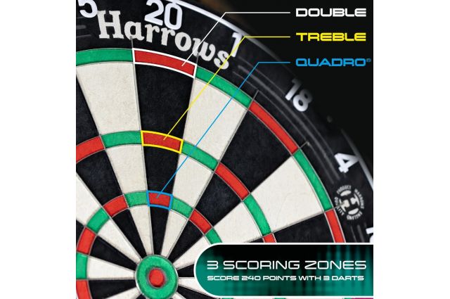 Darts taikinys HARROWS QUADRO 240 Darts taikinys HARROWS QUADRO 240